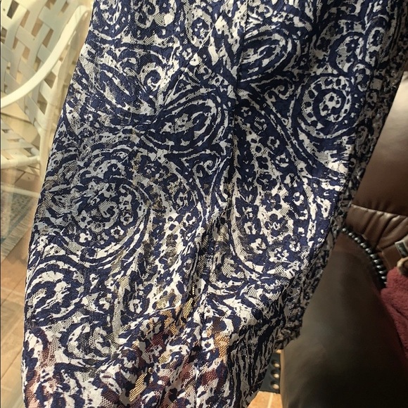 JM Collection Patterned Skirt - Picture 3 of 4